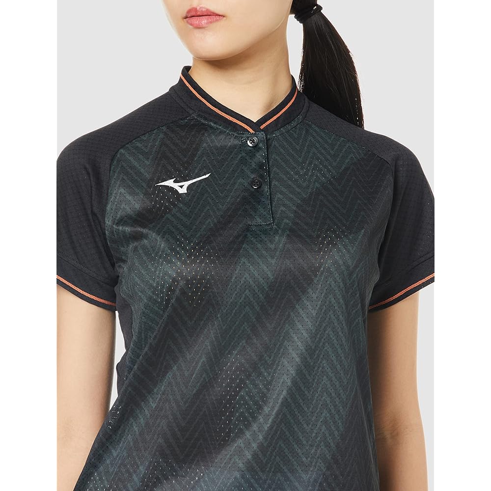 [Mizuno] Tennis Wear Dry Aeroflow Game Shirt Keep Light Highly Ventilated Dynamotion Fit 62JA2200 Women's