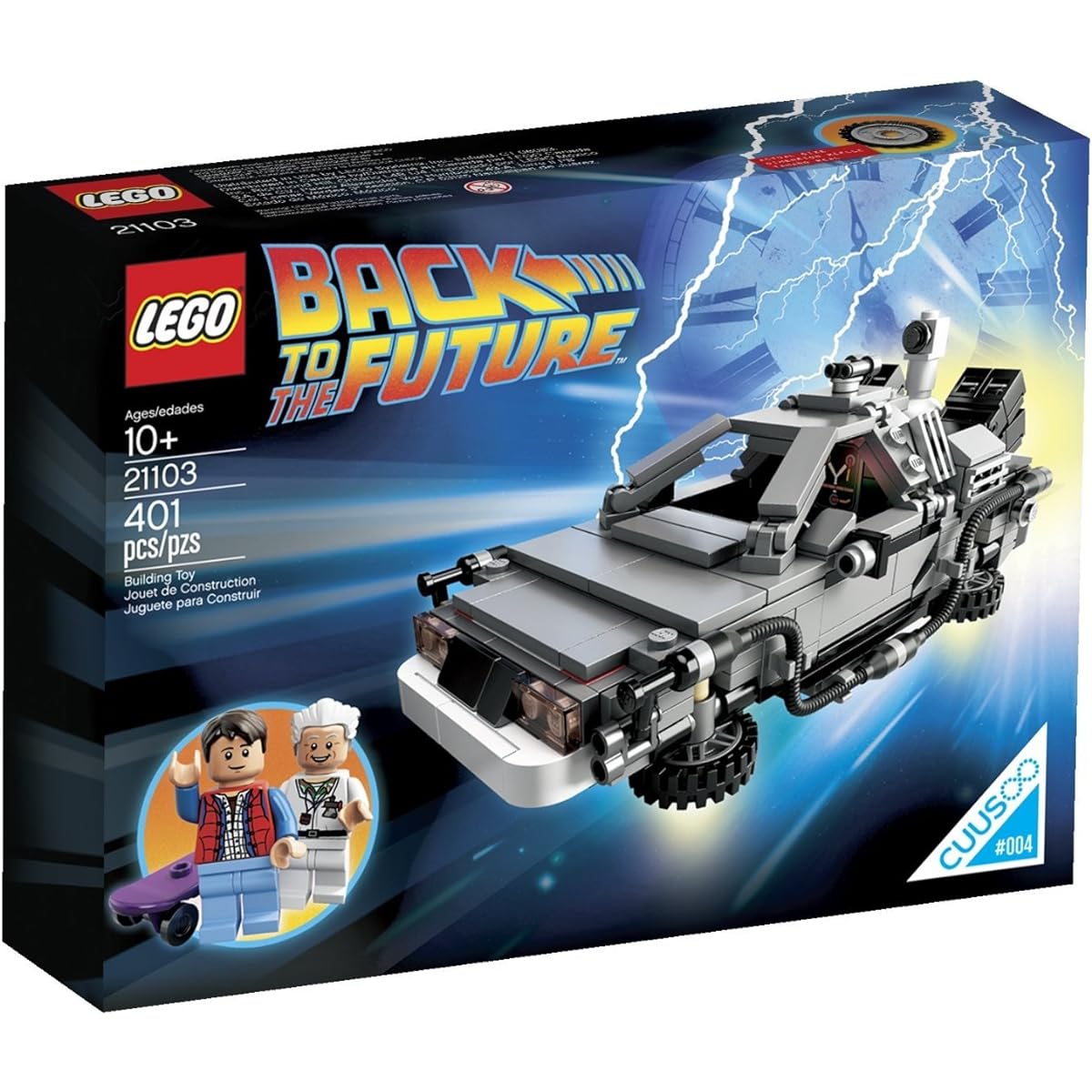 LEGO 21103 The DeLorean Time Machine Building Set Back to the Future DeLorean Time Machine Set [Parallel Import]