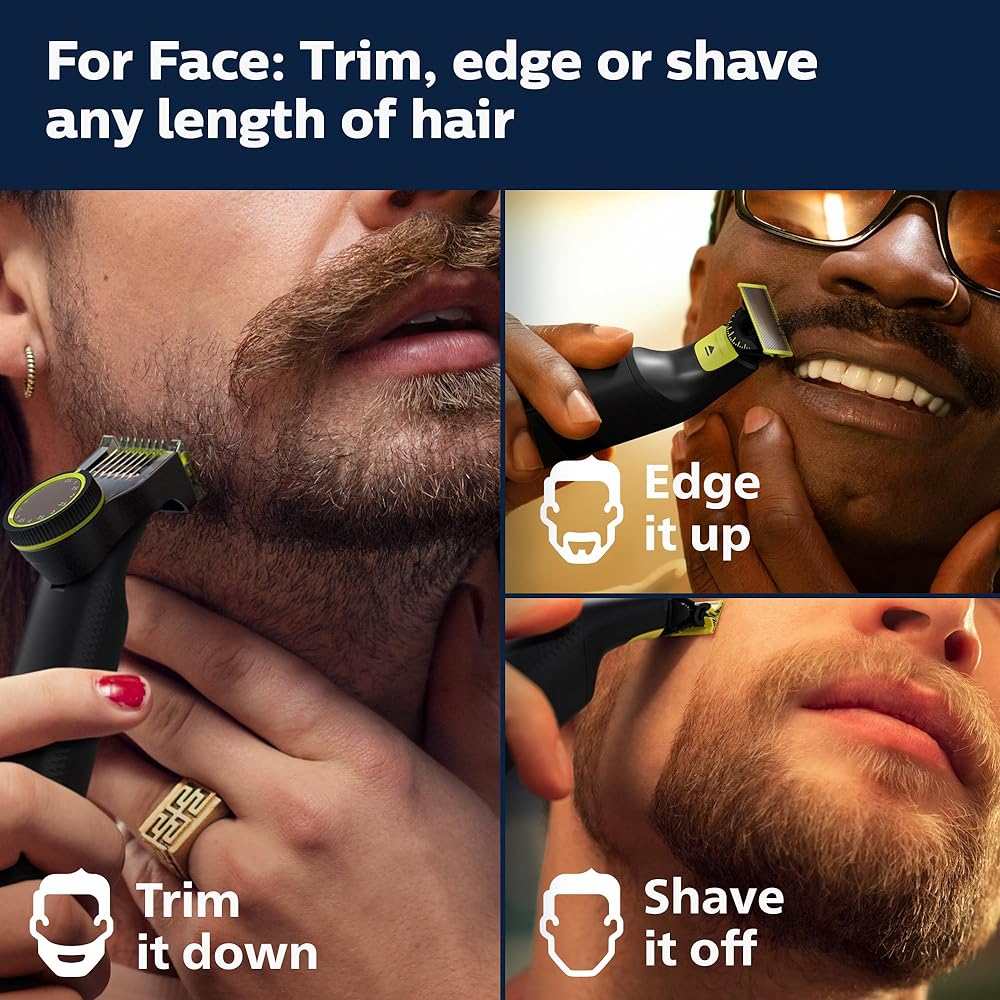 Philips Norelco OneBlade Pro Hybrid Electric Shaver & Trimmer QP6531/70