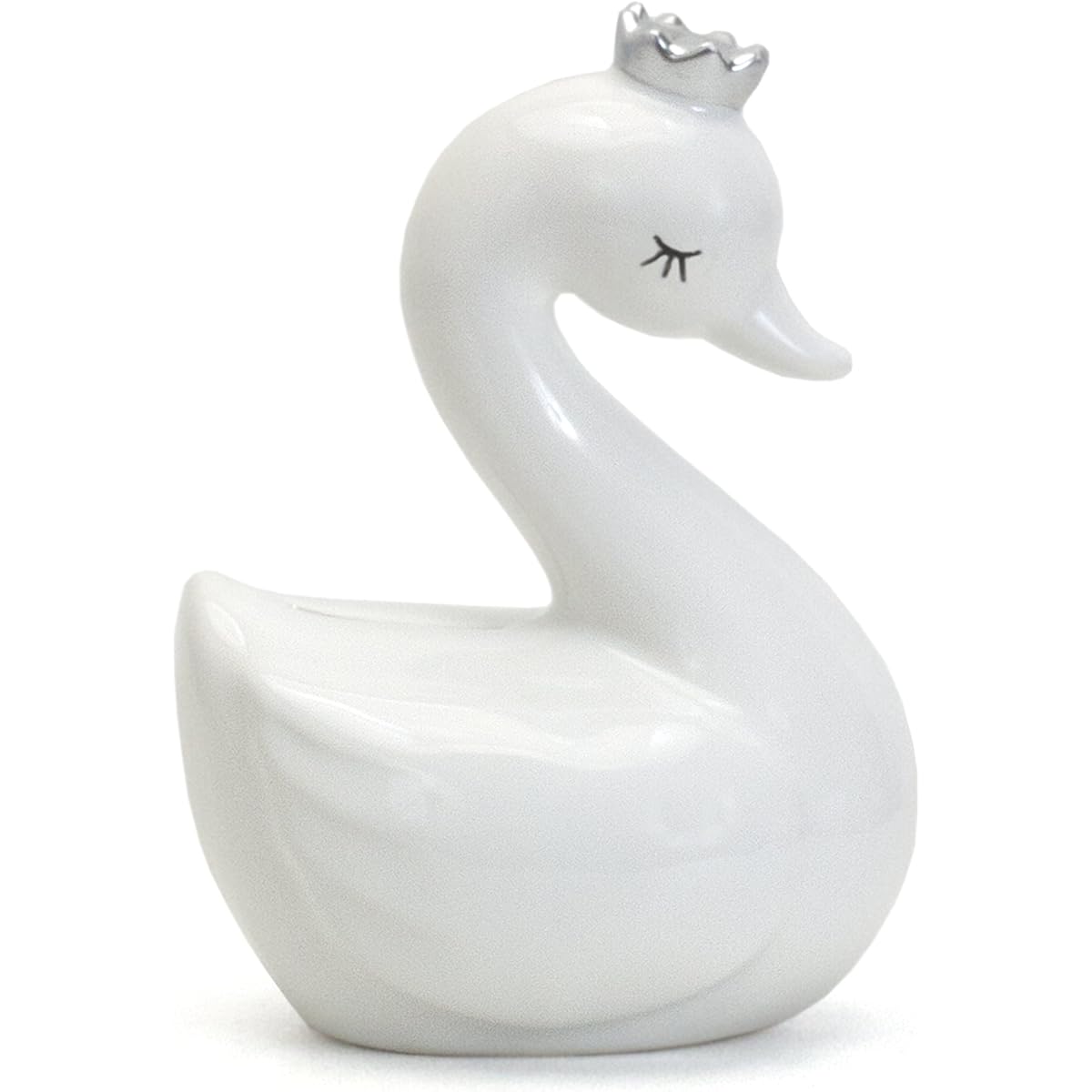 Child to Cherish White Swan Piggy Bank