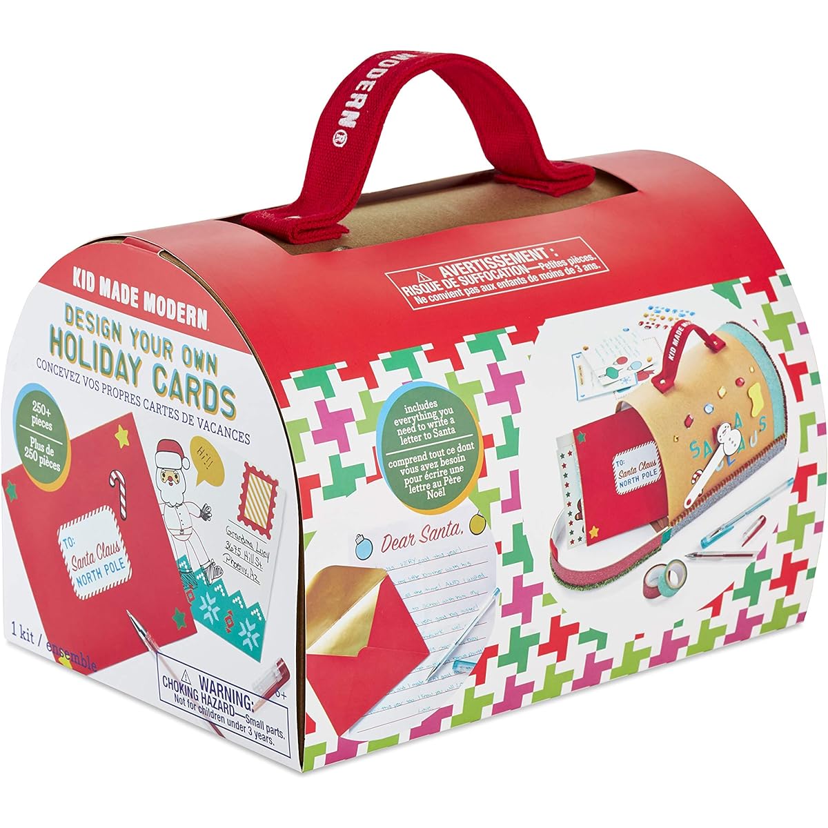 1pc Modern Christmas Mailbox Kit for Kids