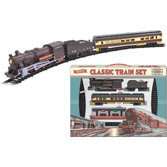 Retro Classic Large Toy Train Set With Train
