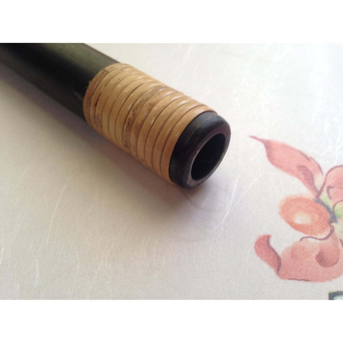 Made of steel, authentic ancient weapons, iron flute, seven-hole shinobue, with hand-untied tassel, can be played as a musical instrument