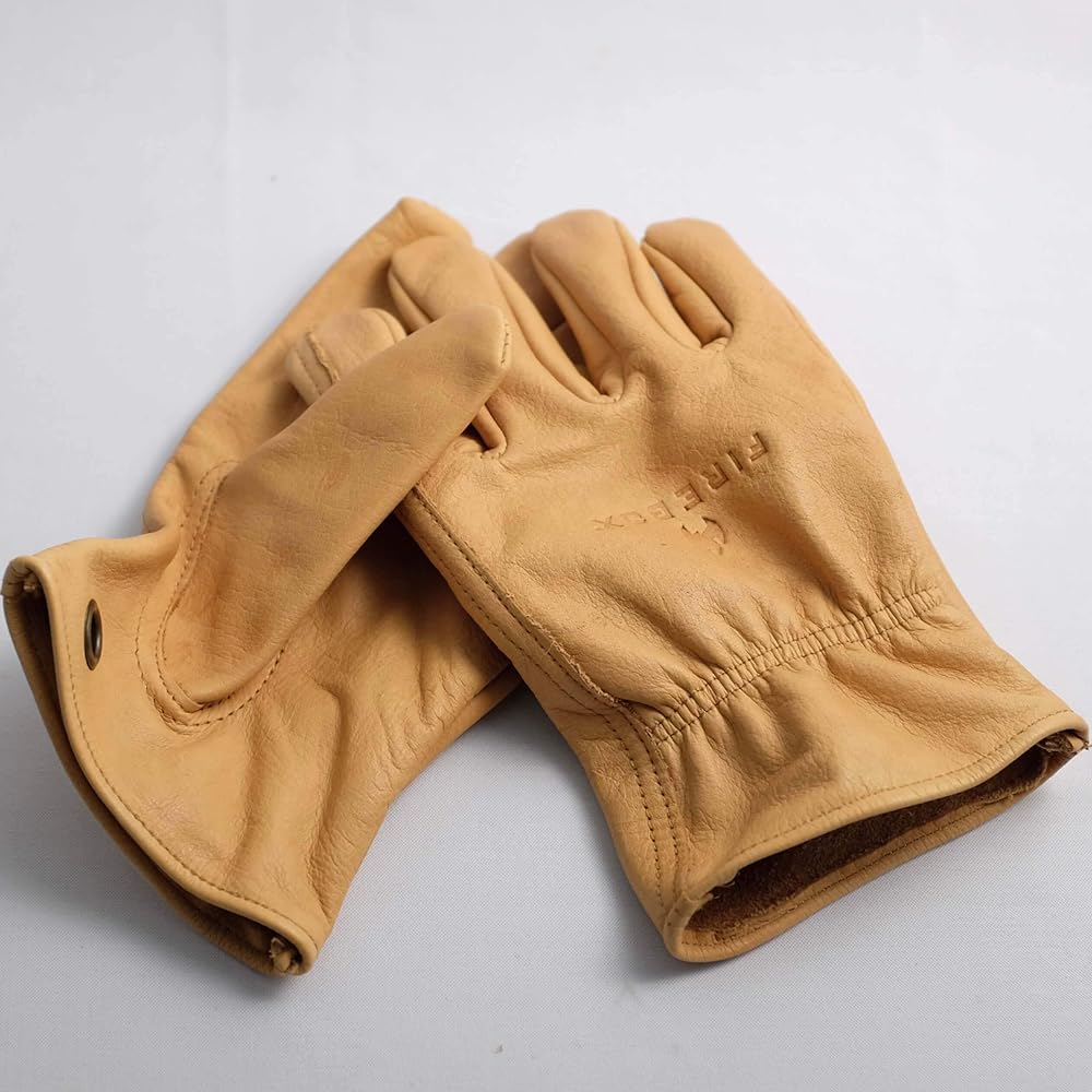 FIREBOX Leather Gloves [Japanese Genuine Product] Outdoor Camping BBQ Bushcraft Barbecue
