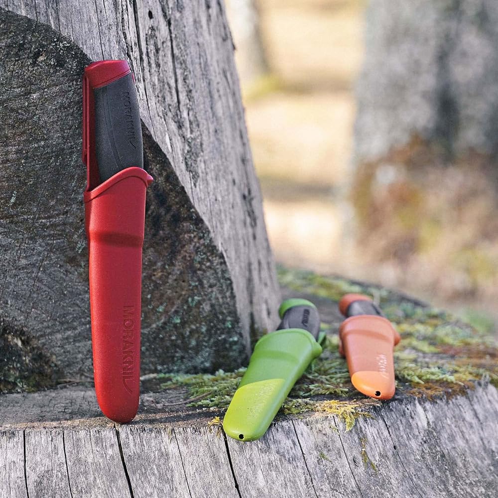 Morakniv Companion Stainless Steel Blade Thickness 2.5mm Camping Knife Outdoor Knife (Burnt Orange)