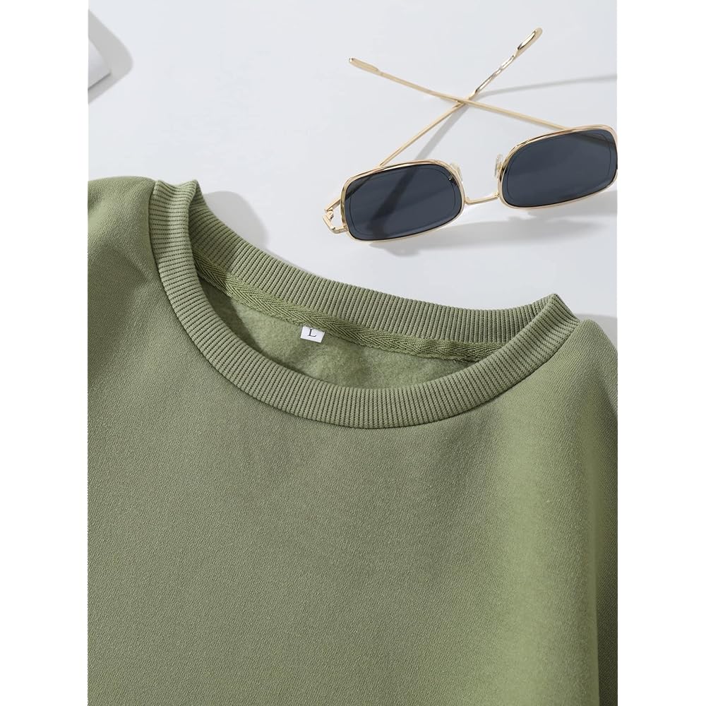 GORGLITTER Women's Hoodie, Brushed Lining, Sweatshirt, Plain, Sweatshirt, Hoodie, Pullover Top, Cold Protection, Stylish, Loose, Slimming, Daily, Vacation, Spring/Autumn