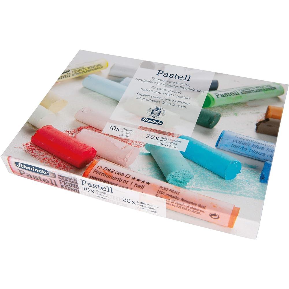 schmincke pastel cardboard set 10 pieces 20 pieces half half pastel pencil pastel pencil 77 764 097