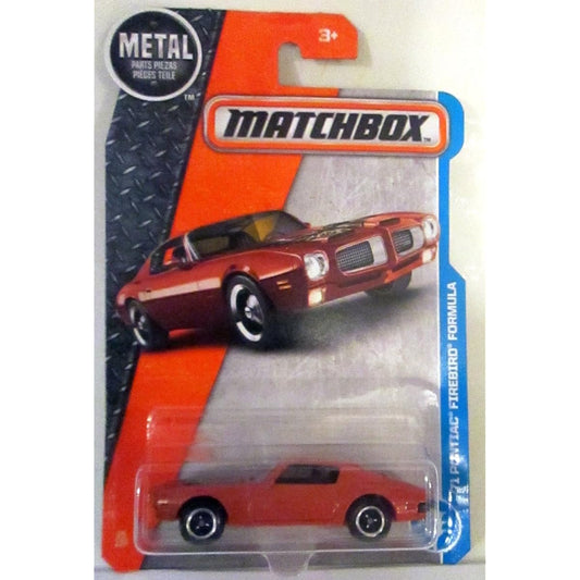 2017 Matchbox MBX Adventure City - '71 Pontiac Firebird Formula (Orange)