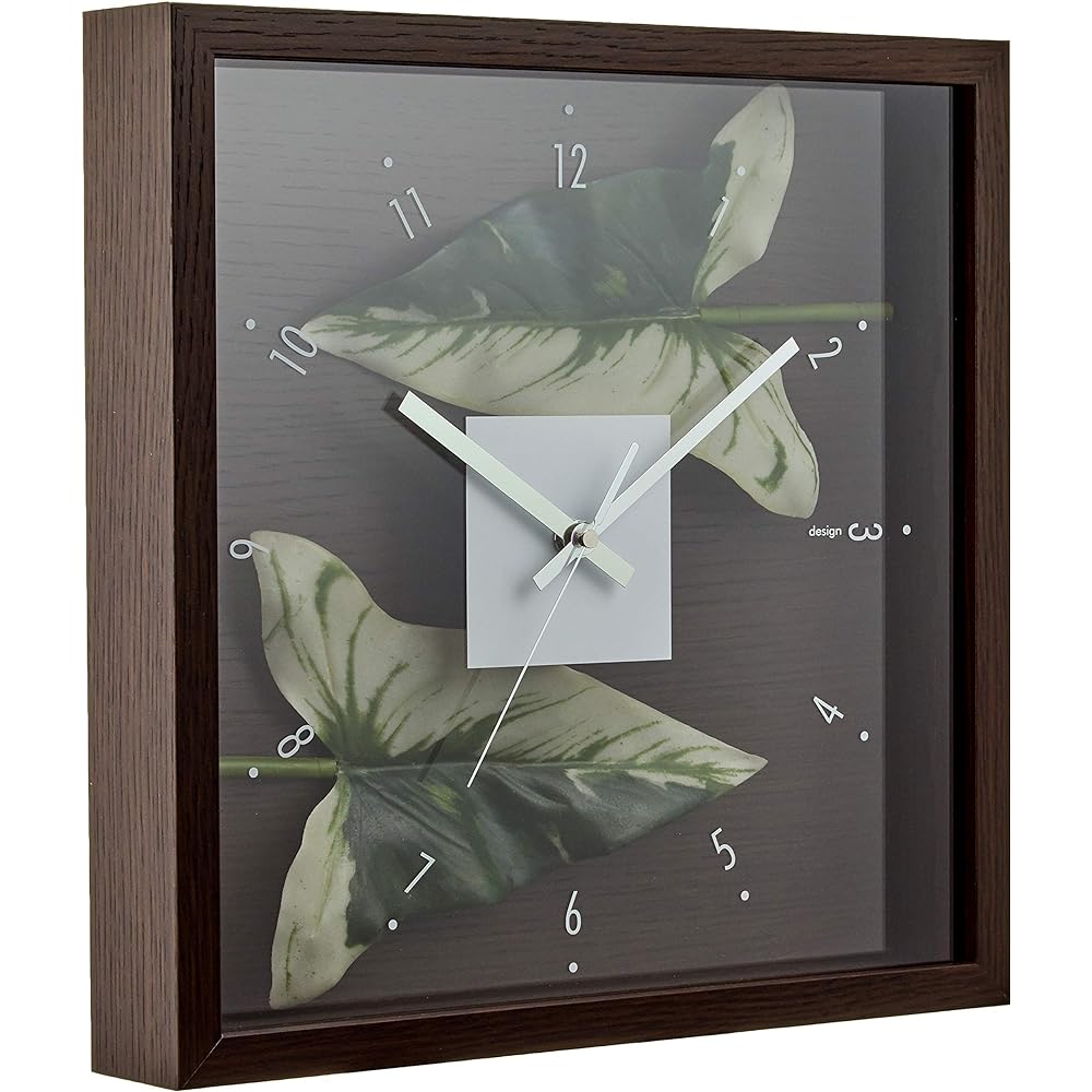 JIG leaf flower wall clock clock Hana tokei CDC-51964