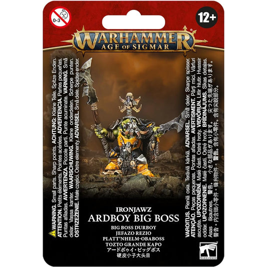 WARHAMMER AGE OF SIGMER ORRUK WARCLANS: ARDBOY BOSS