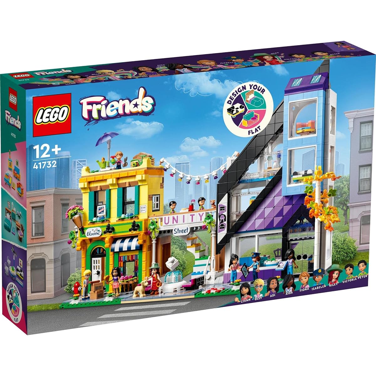 LEGO Friends Heartlake City Flower Shop and Design Studio 41732 Toys, Blocks, Pretend Play, City Building, Girls, Ages 12 and Up
