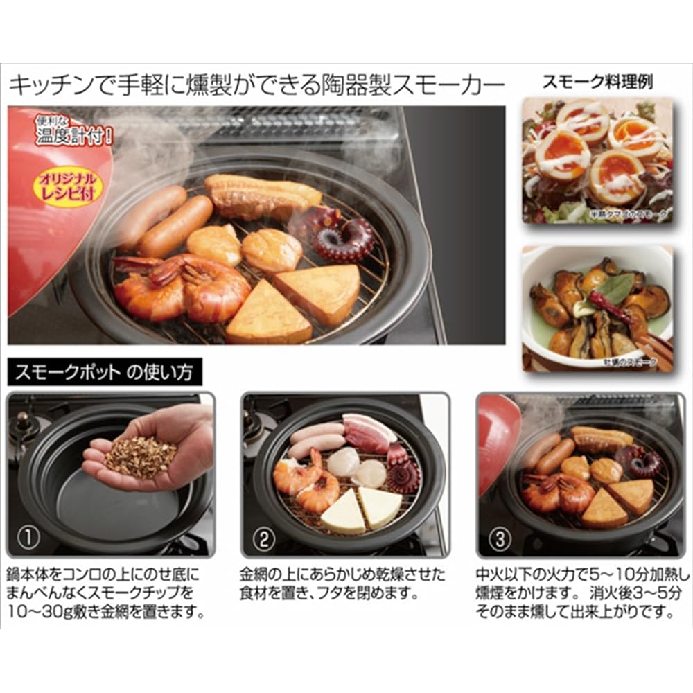 Smoke pot Coro [Indigo/Japanese warbler/Camellia] ST-126