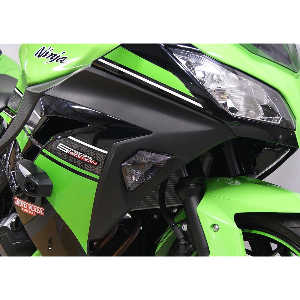 Kijima Motorcycle Bike Parts Turn Signal Lens Set (Front Cowl) Ninja250 Smoke 217-4441