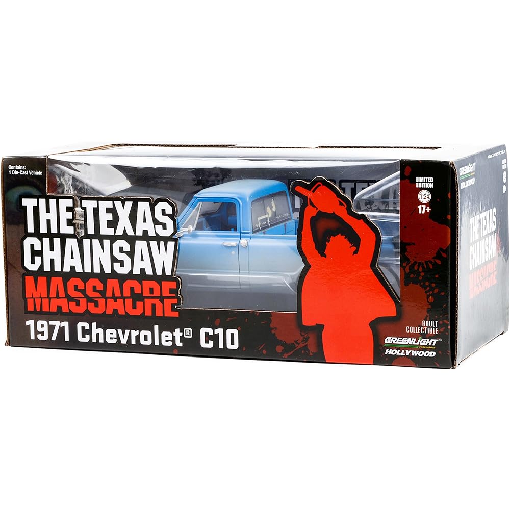 Greenlight Greenlight 1/24 1971 Chevrolet C-10 "Devil's Sacrifice Texas Chainsaw (1974)" Mini Car