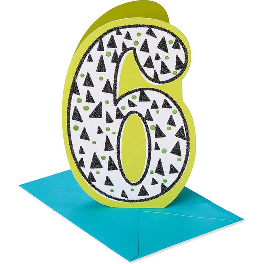 American Greetings 6th Birthday Card (Celebration Time)
