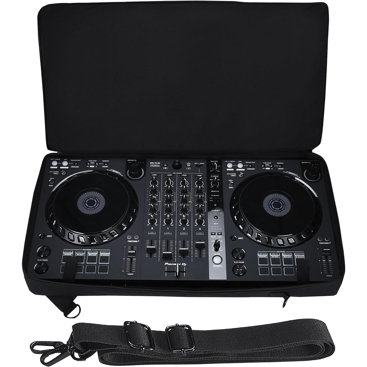 AZTOPA Travel Bag DJ Controller Case for DDJ-FLX6 / DDJ-SX/DDJ-SX2 / DDJ-SX-3/ DJ Controller - Protector Bag, Padded Shock Absorption Material, Enhanced Protection
