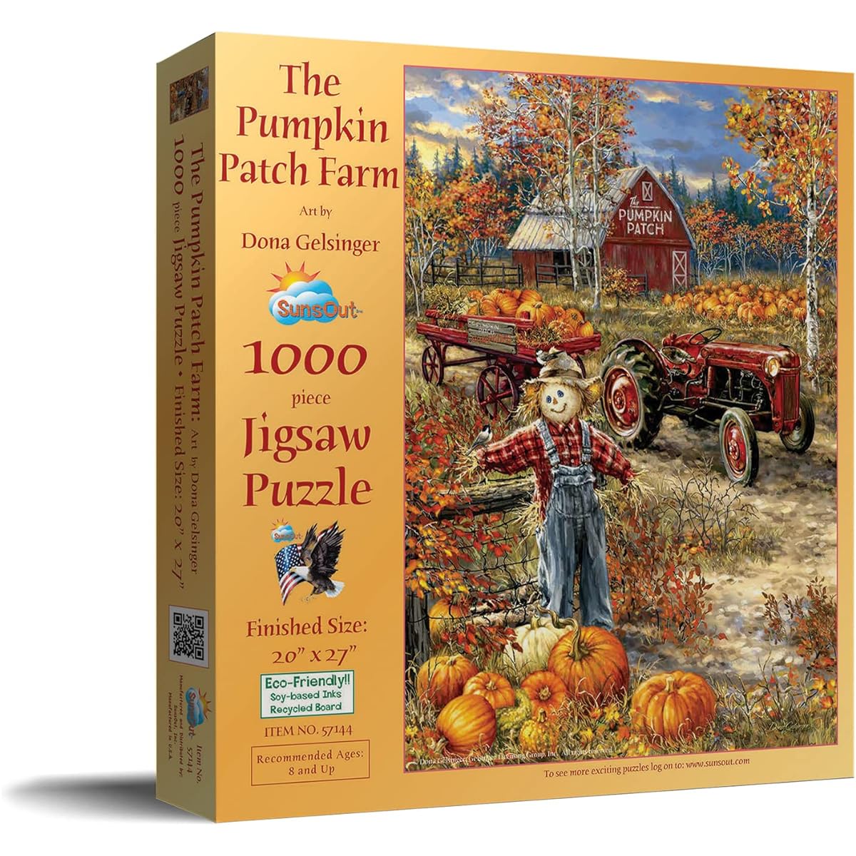 The Pumpkin Patch Farm 1000 pc Jigsaw Puzzle by SunsOut