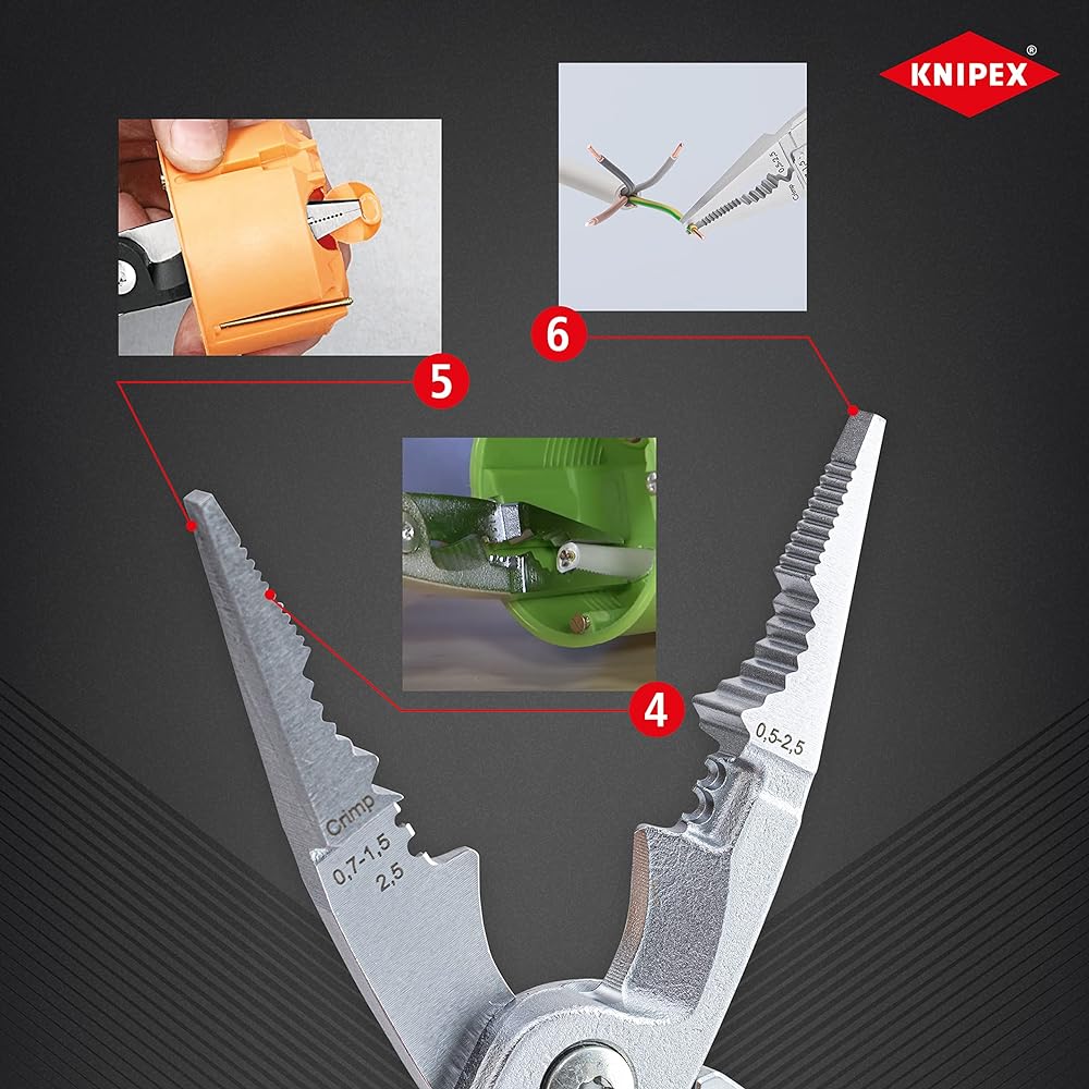 KNIPEX 1396-200 Insulated electro pliers (with spring) 1396200