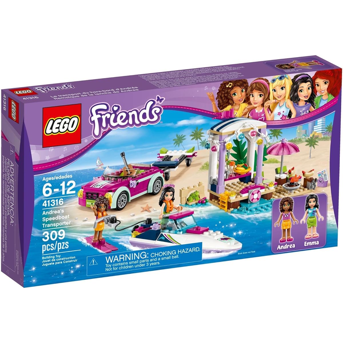 LEGO Friends Heartlake Beach Vacation 41316