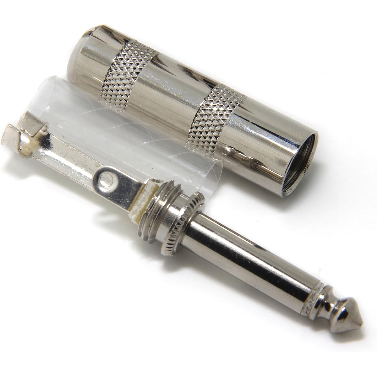 Ancable 1/4" TS Jumbo Plug Solder Type 2-Pack AN-242