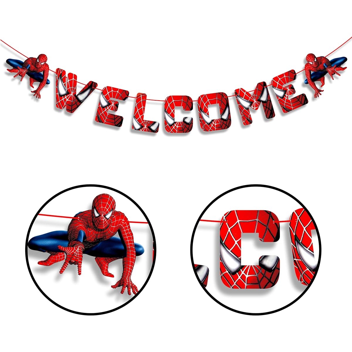 Seyal® Spiderman Welcome Banner