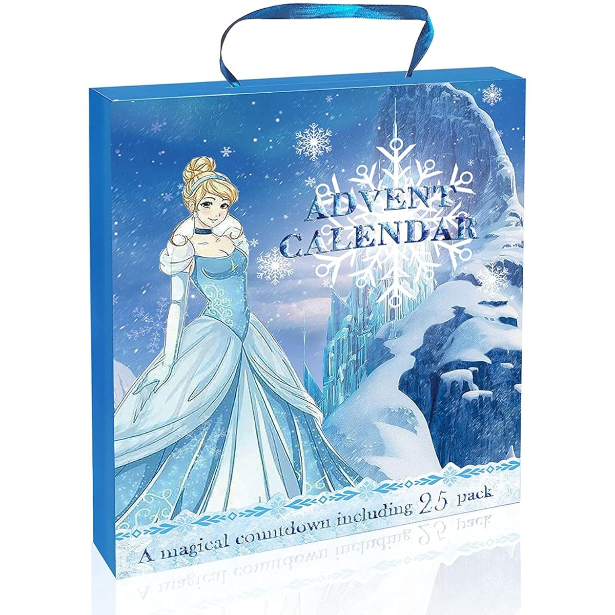 Manaror Advent Calendar 2024 Girls Frozen Christmas Countdown Calendar with 25 Pieces Fashion Jewelry, Charms, Rings, Hair Accessories for Kids, Teens.
