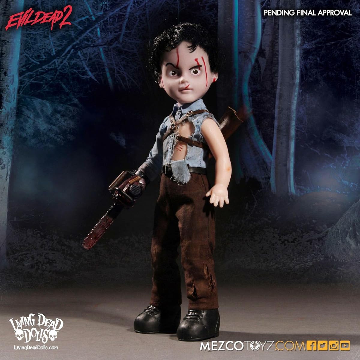 Living Dead Dolls Evil Dead II Ash Doll
