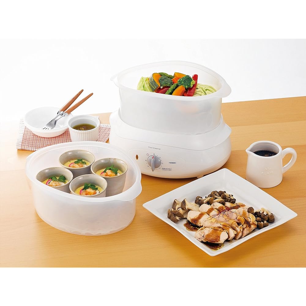 Twin Bird Steamer Food Steamer White SP-4138W