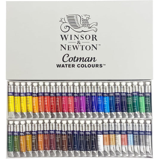 Winsor & Newton Watercolor Paints Winsor & Newton Cotman Watercolor 8ml Tubes 48 Colors Set