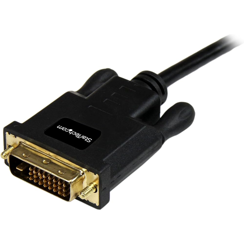 StarTech.com Mini DisplayPort to DVI Converter Cable/3m/mDP 1.2 - DVI-D Video Converter/1080p/Mini DisplayPort - DVI Single Link Video Converter/Passive Adapter Cable/Mini DP or Thunderbolt 1-2 Equipped Mac & PC to DVI Connect to display MDP2DVIMM10B