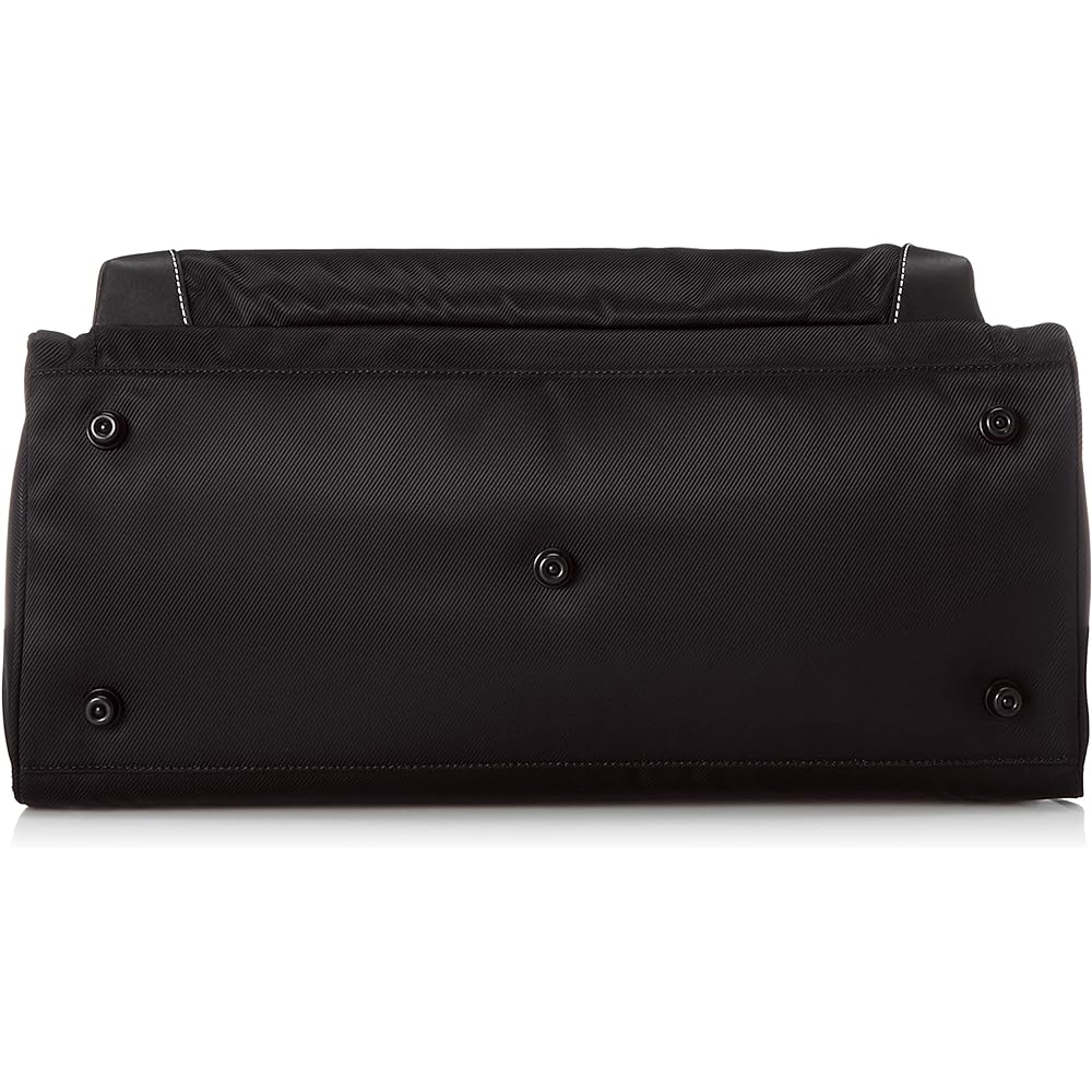 [St. Michiel] Boston Bag, Approximately 1-3 Nights Men's, Detachable Shoulder Belt, Lightweight Golf Bag, 22 cm, Black