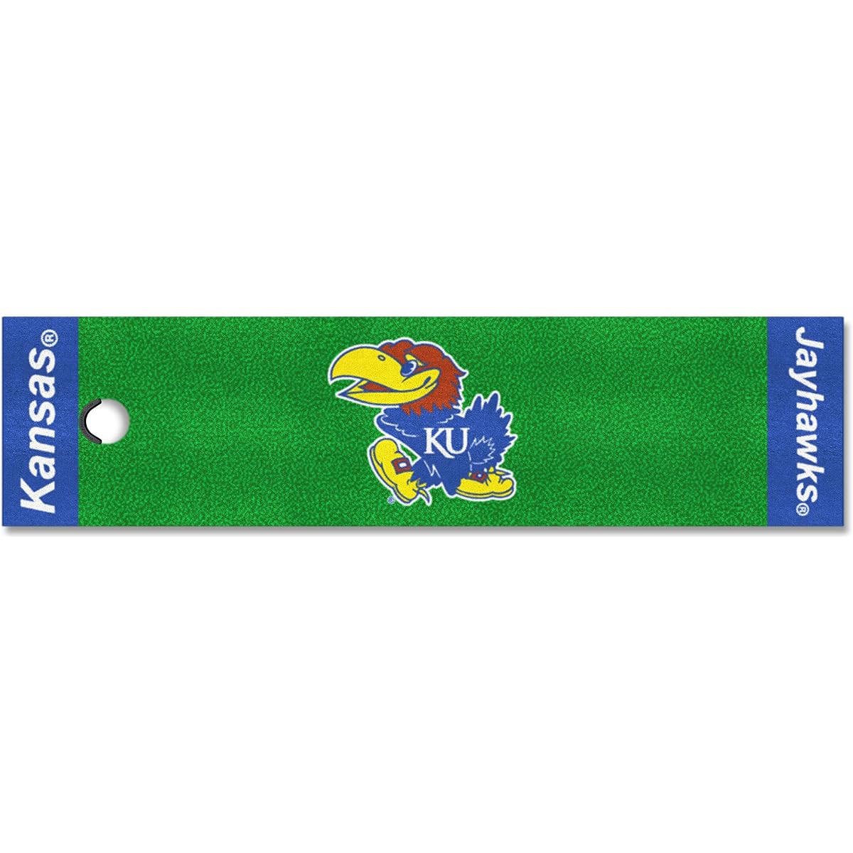 Fanmats Kansas Jayhawks Golf Putting Green Runner 18"x72" 9071
