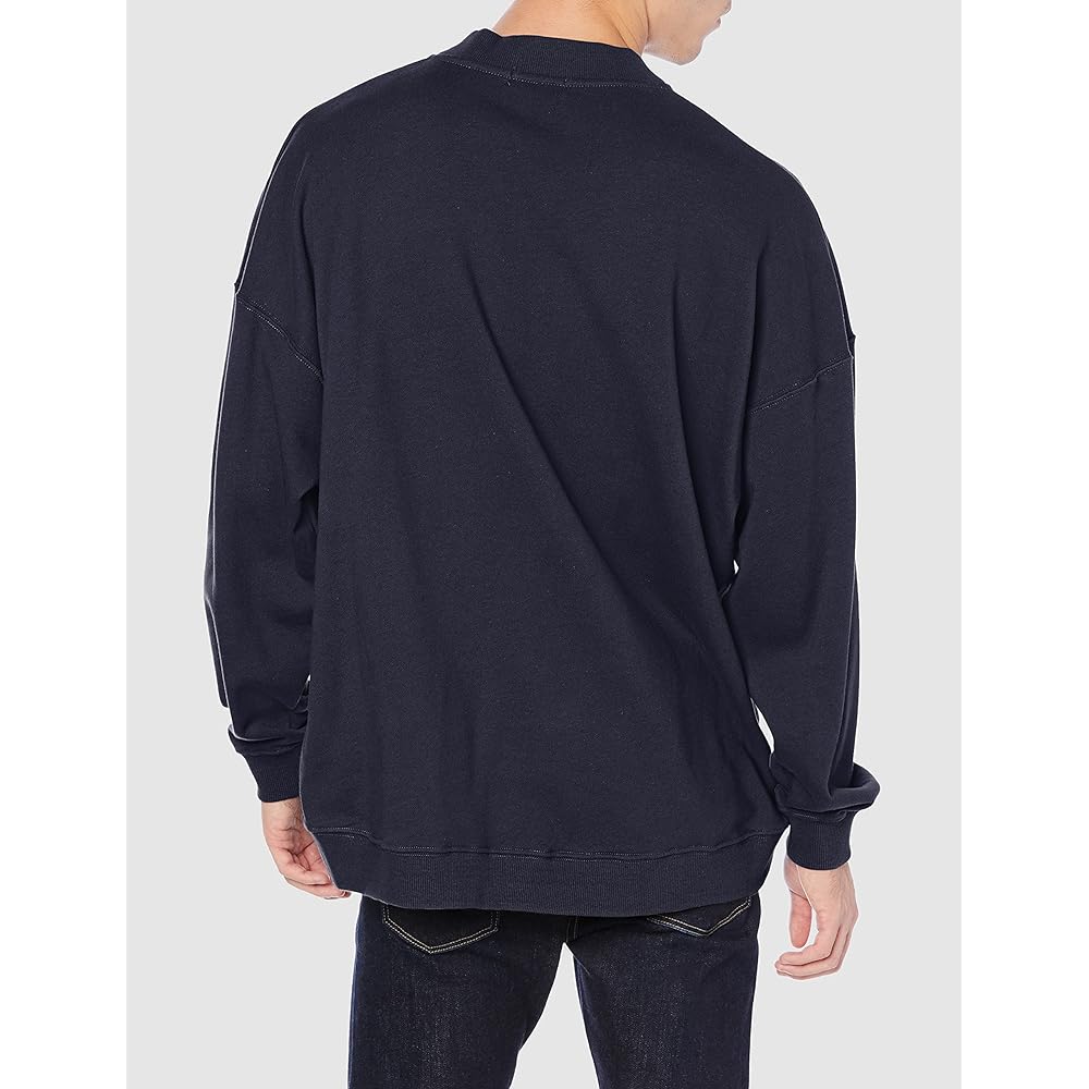 [Kangol] T-shirt, sweatshirt, sweatshirt, fleece, one point embroidery, big silhouette, mock neck, turtleneck