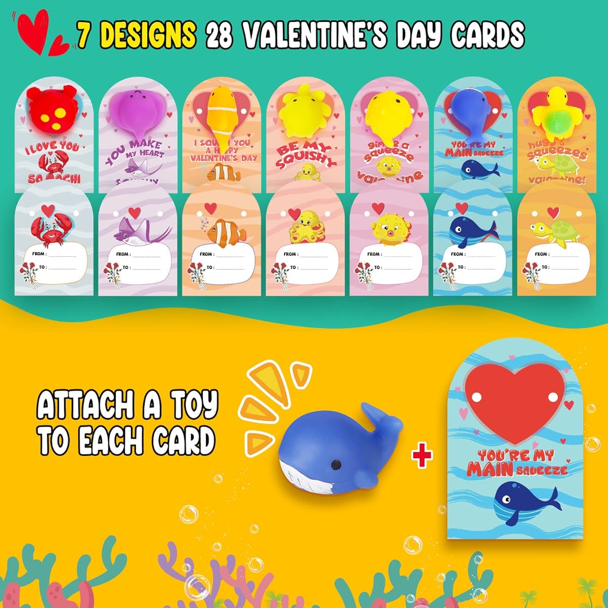 Valentine's Day Cards for Kids - QRJ-016-ZH-YM