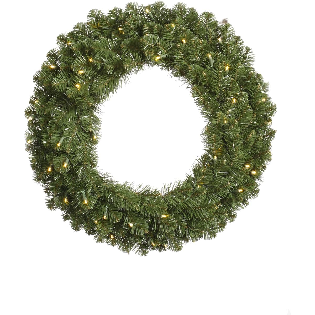 Vickerman 48" Grand Teton Artificial Christmas Wreath with 200 Warm White LED Lights G125648LED