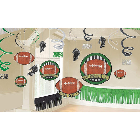 Amscan Football Giant Room Decoration Kit Party Supplies Multi
