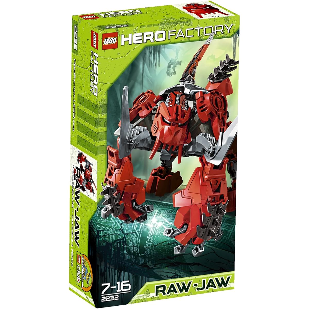LEGO 2232 Raw-Jaw Hero Factory Raw-Jaw Overseas Limited Item [Parallel Import]