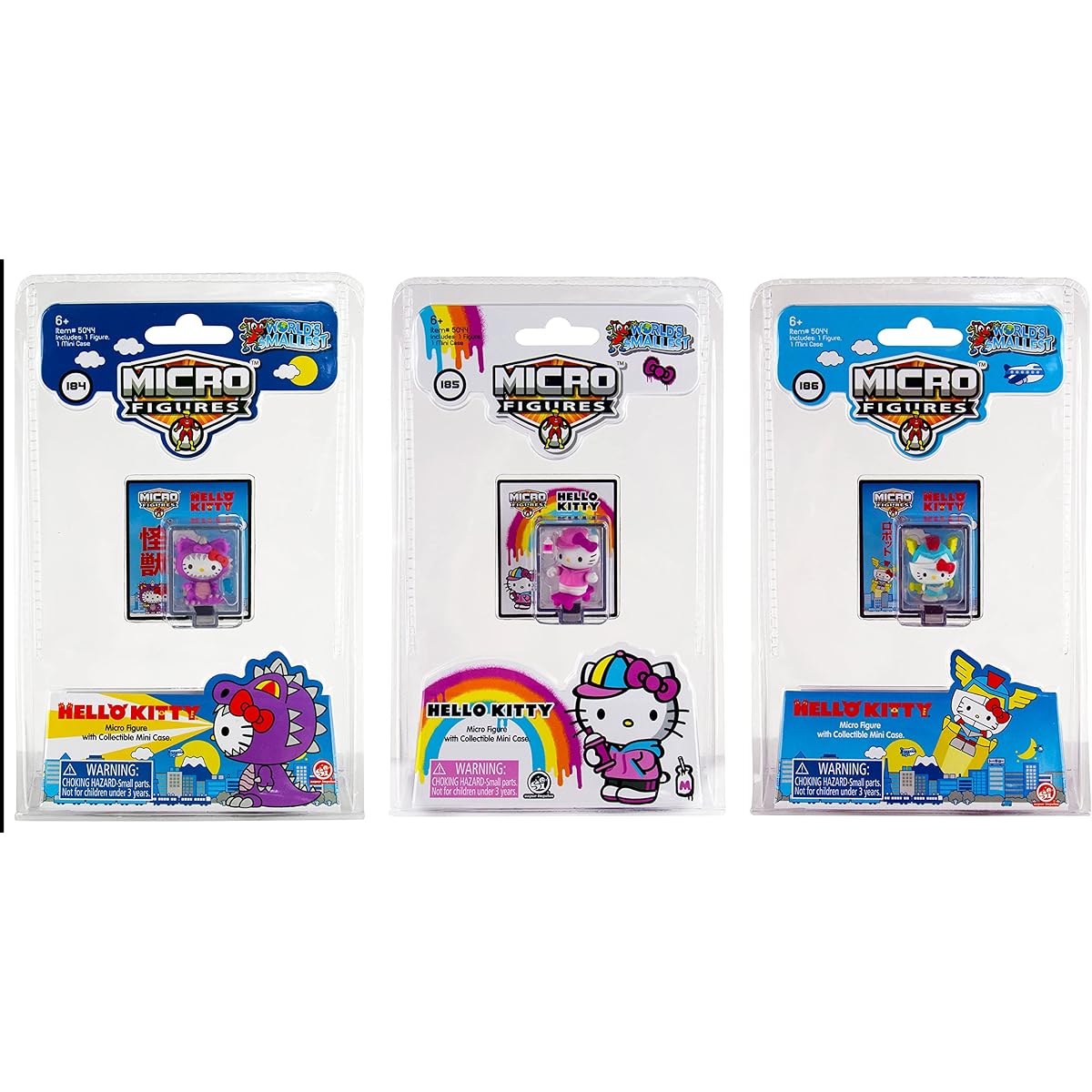 World's smallest Hello Kitty Series 2 (3 pack)