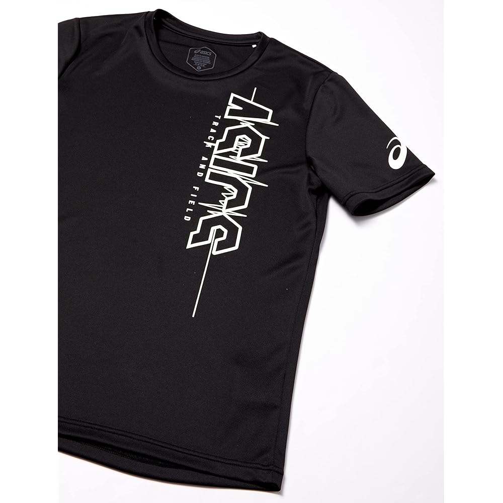 [ASICS] Track and Field Wear Printed Short Sleeve Shirt Junior Size Available 2091A449 Men's