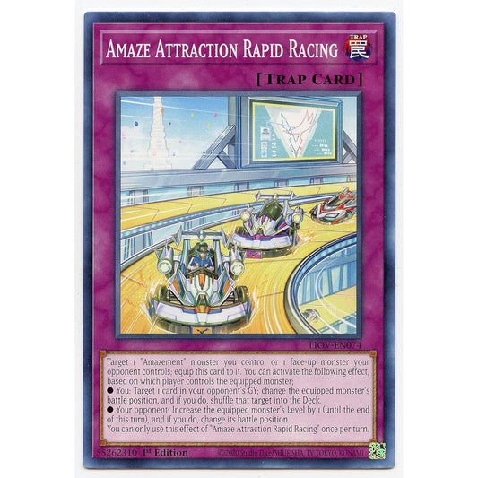 Amaze Attraction Rapid Racing - LIOV-EN074 - Common - 1st Edition.
