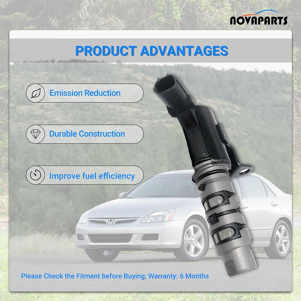 VTC Oil Control Valve Variable Timing Solenoid for 2003-2007 Honda Accord 2003-2011 Element 2.4L 4 Cylinder