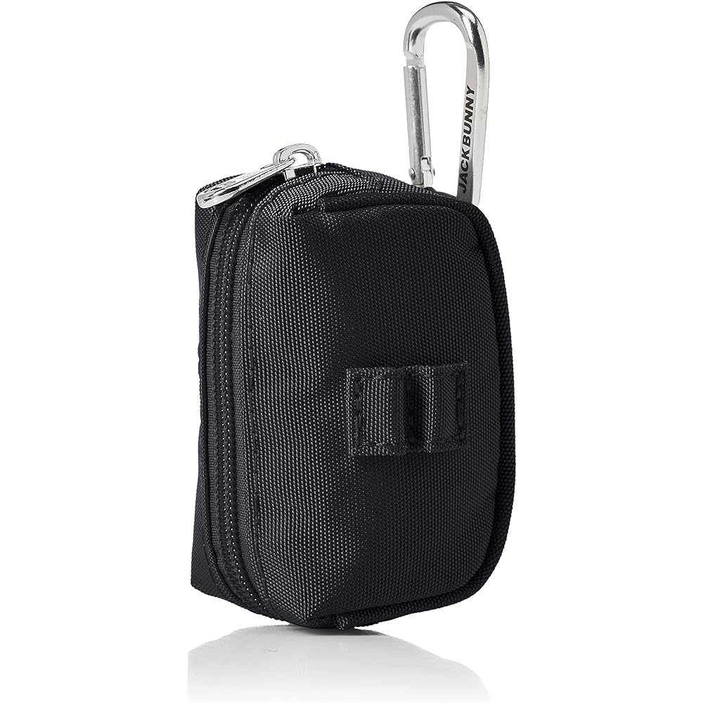 [Jack Bunny] [Continuing standard product] Ball case [Logo zipper series] (Can hold 2 balls) / Golf / 262-3984102