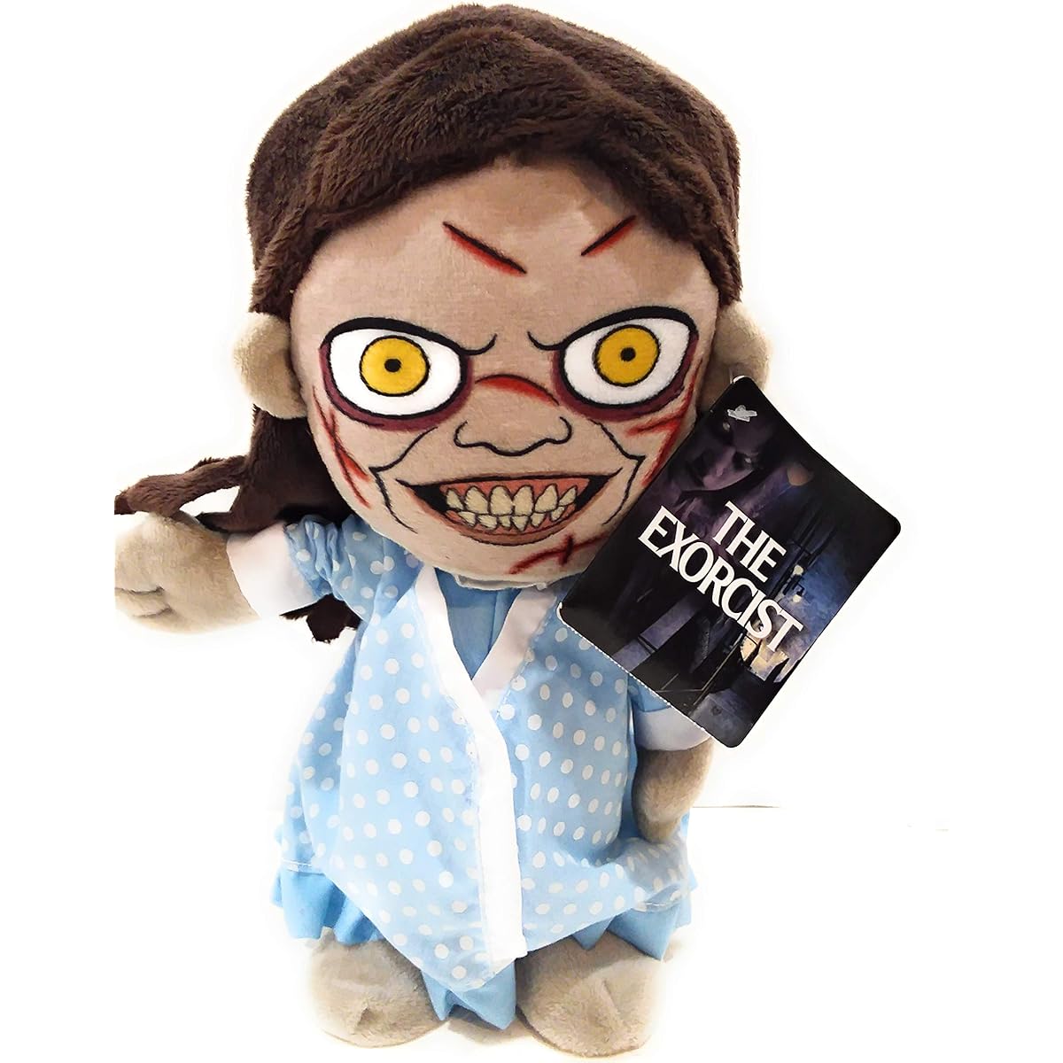 Magic Power Ltd. The Exorcist Movie Animated Regan 12" Possessed Moving Talking Doll Halloween Prop