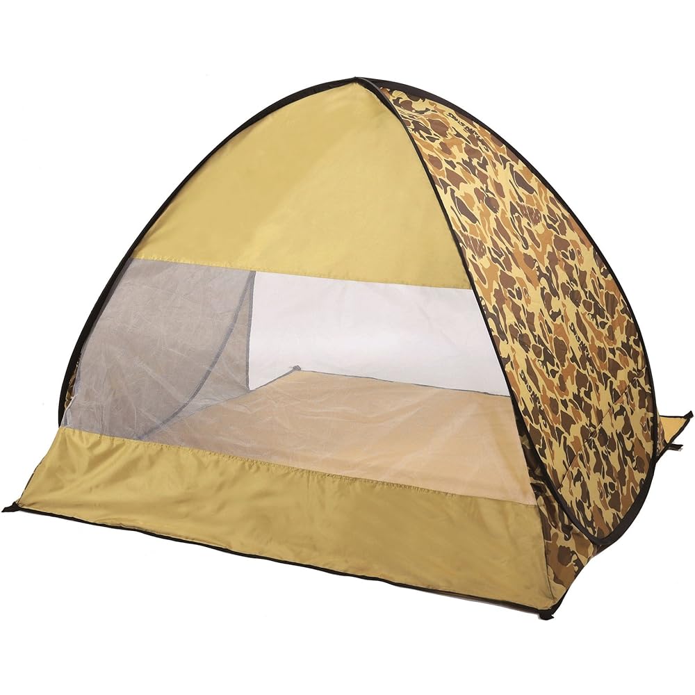 CAPTAIN STAG Beach Tent Campout Pop-up Tent Duo UV Camouflage UA-27