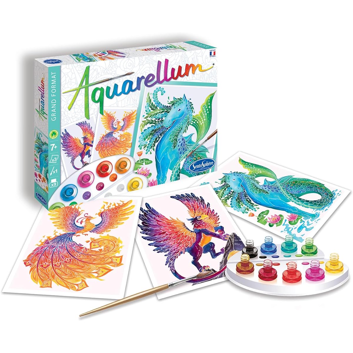 Sentosphère Aquarellum Watercolor Kit (Mythical Animals)