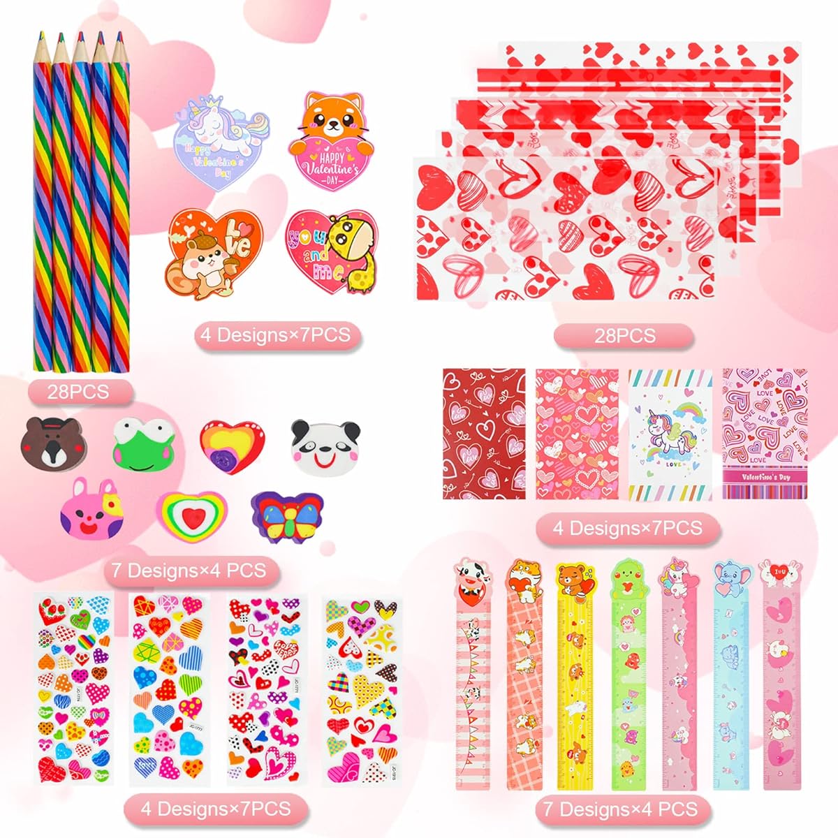 Valentine's Day Stationery Kit for the Classroom
