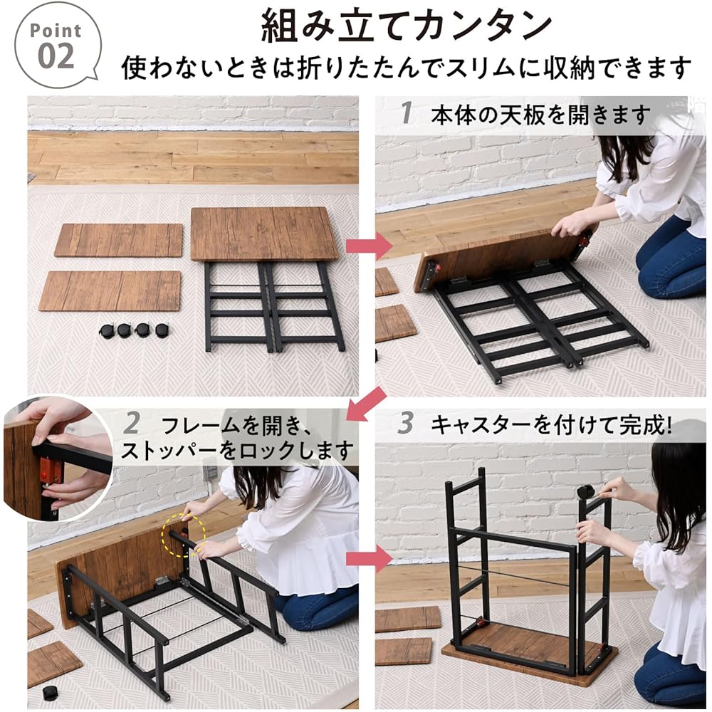 [Yamazen] Wagon Desk Side Wagon with Casters Adjustable Shelf Height Compatible with A4 Files Easy Assembly Rack Storage Width 60 x Depth 30 x Height 70cm Antique Ivory/Sand White CPSR-6030H(AIV/SWH)