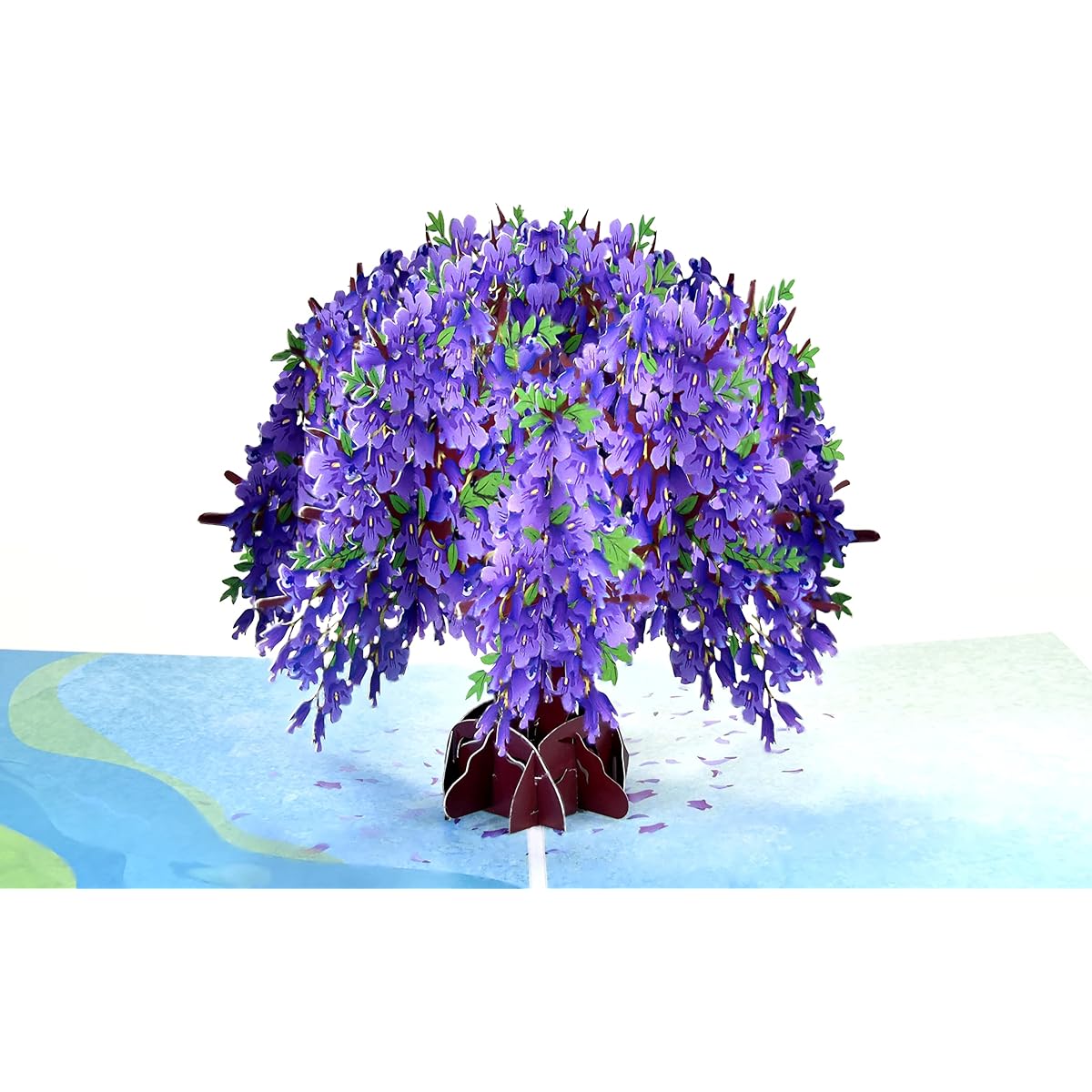 Jacaranda Tree Pop-up Card Birthday Card Mother's Day Card Father's Day Card Retirement Card Valentine's Day Card