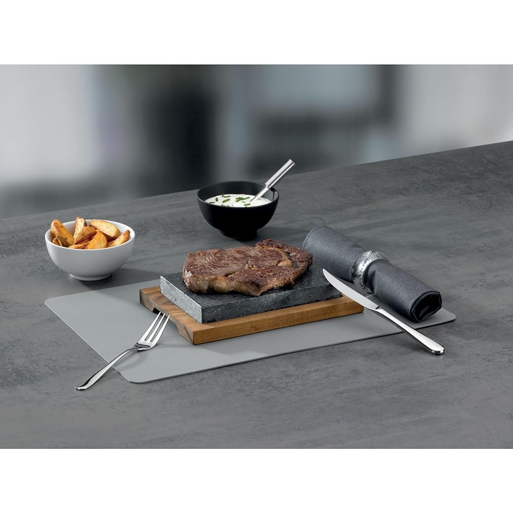 Kela BBQ Equipment Black Size: 24 x 16 x H4cm Stone Grill Plate Set Country 16647