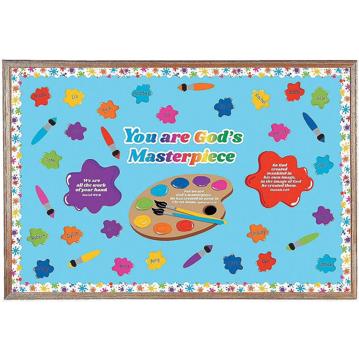 Fun Express You are God's Masterpiece BB Set - 51 Piece - Educational and Learning Activities for Kids